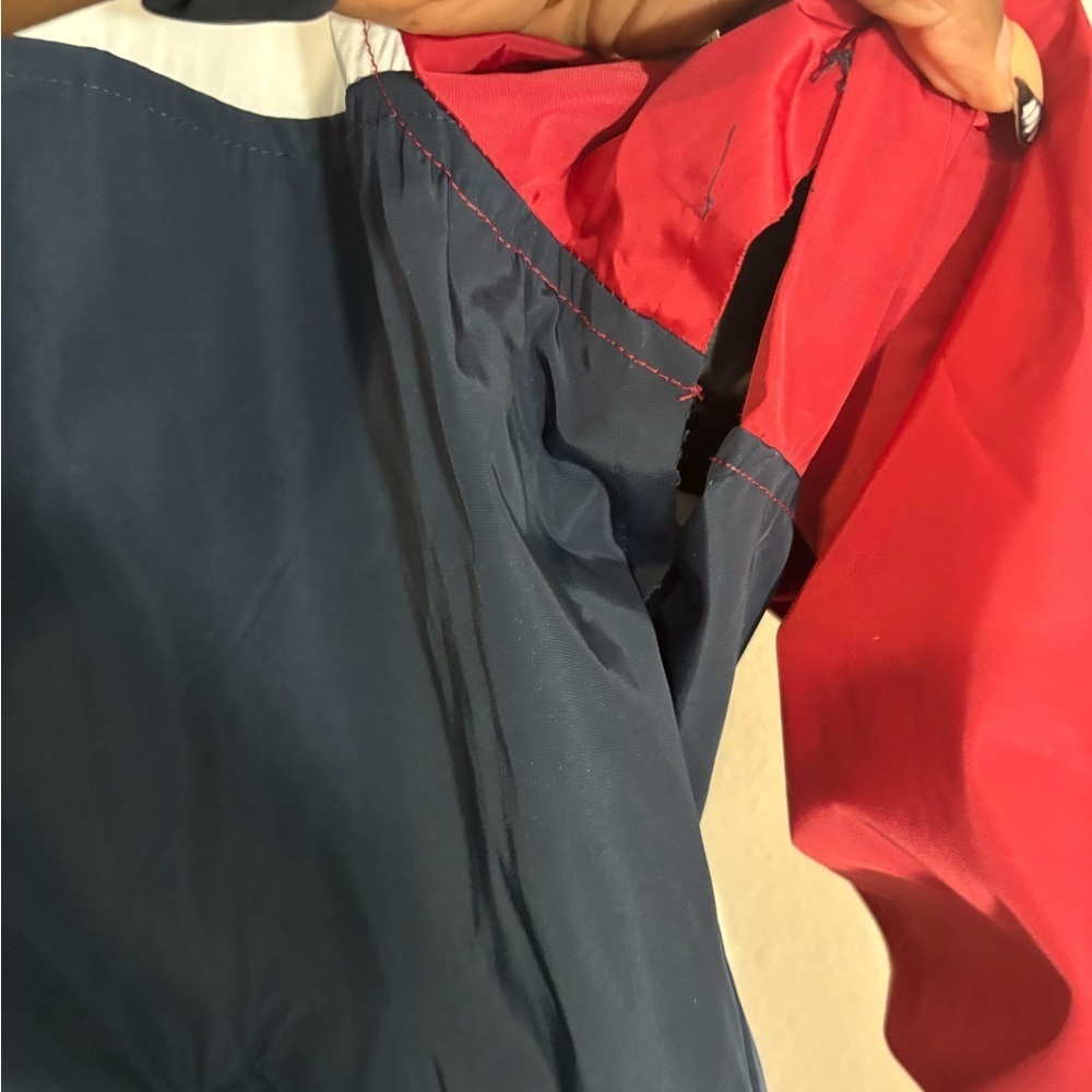 Tommy Hilfiger Sport Men’s Windbreaker Jacket Size Large Red/Navy/White - Picture 4 of 6